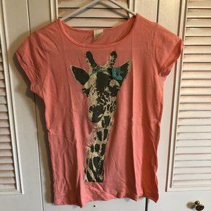 Giraffe J crew T shirt
